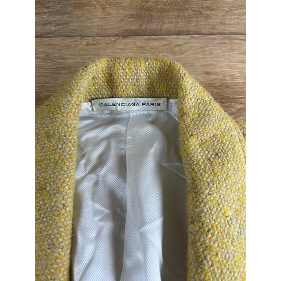 Authenticated Balenciaga Wool Blend Oversized Coat Jacket Chest 52 Retail $1500 - Picture 4 of 16